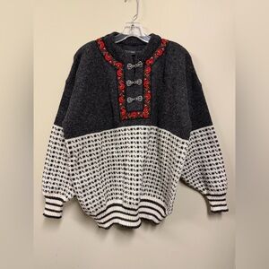 NORWOOL  Unisex Sweater Size M Made in Norway 100% Pure Wool